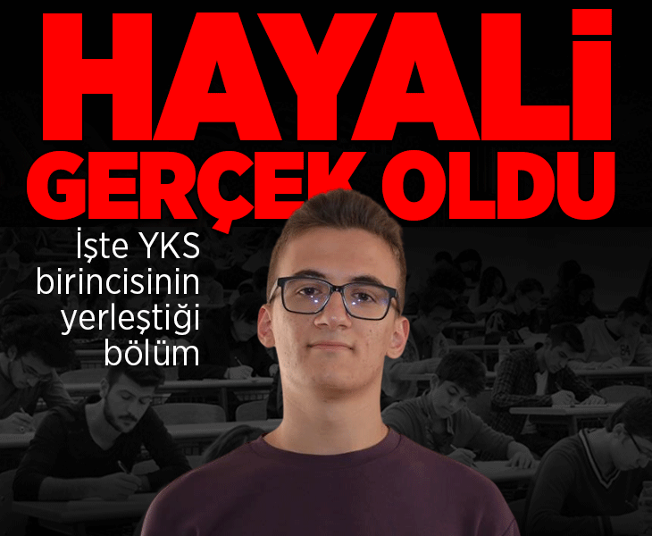 YKS'de tam puan aldı, sadece bir tercih yaptı! Abdullah'ın hayali gerçek oldu