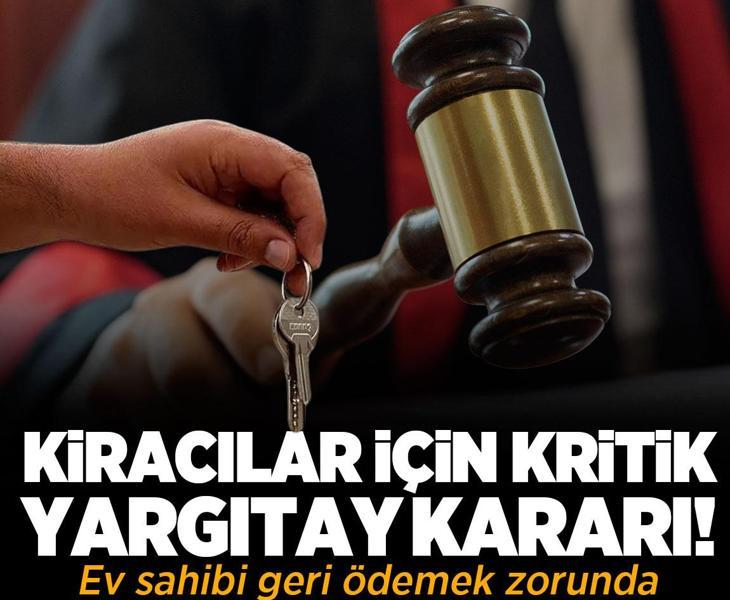 Kiracılar için kritik Yargıtay kararı!
