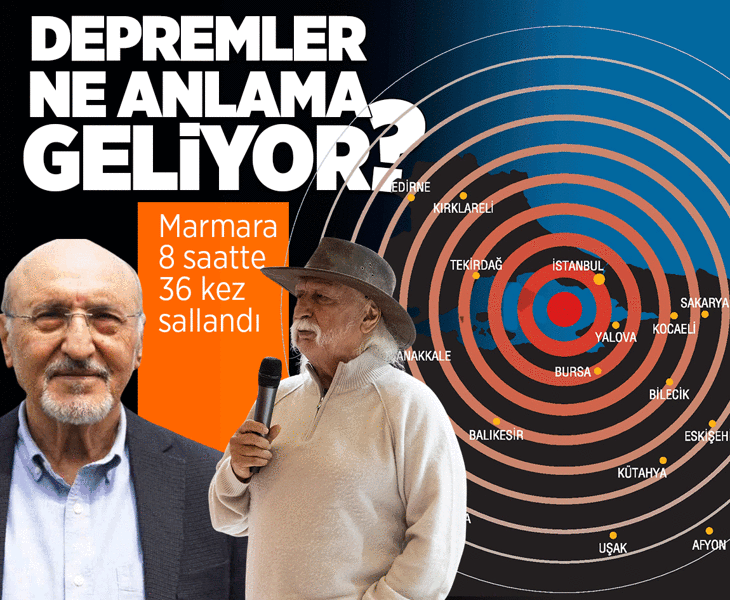 Son dakika: Marmara 8 saatte 36 kez sallandı! Depremler ne anlama geliyor?
