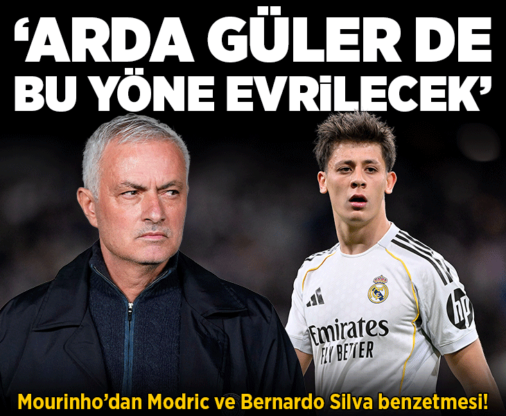 Jose Mourinho'dan Modric ve Bernardo Silva benzetmesi! 'Arda Güler de bu yöne evrilecek'