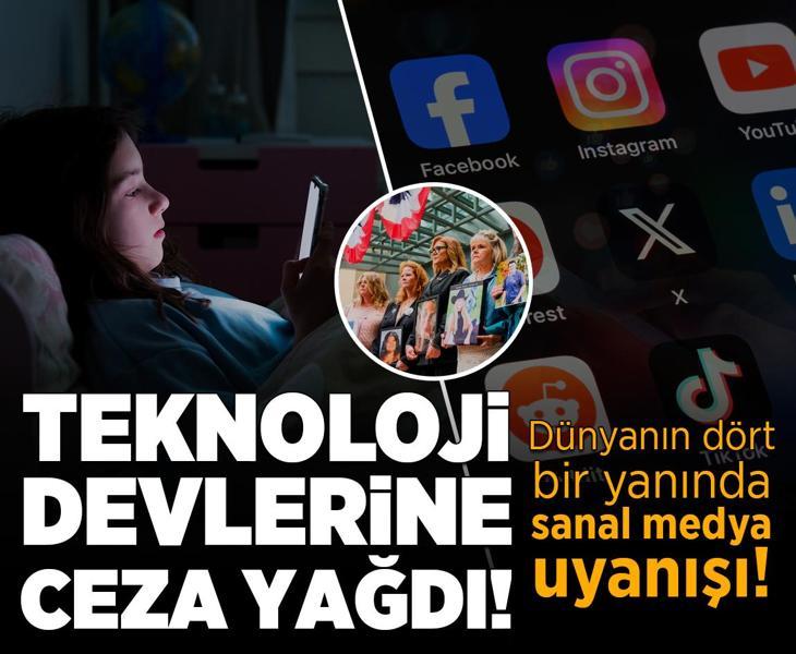 Çocukları bağımlı hale getiren sosyal medya devlerine dünyanın dört bir yanından ceza yağıyor