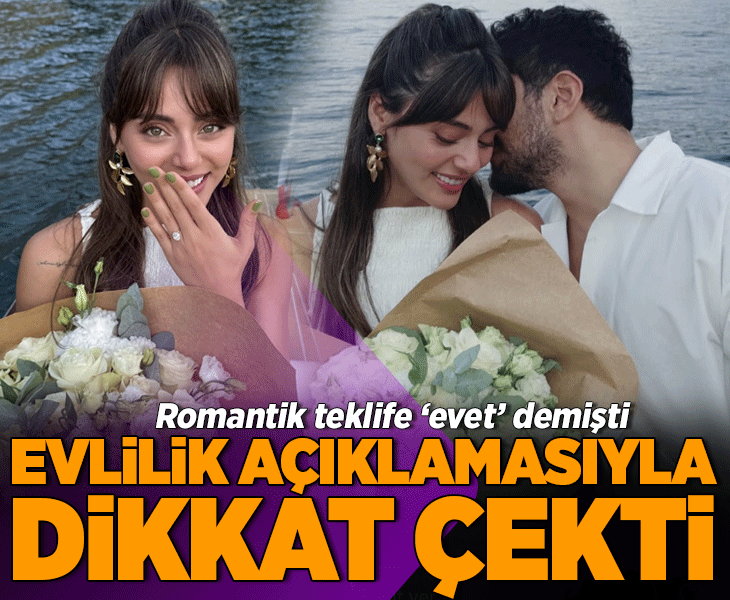 Romantik teklife 'evet' demişti! Sıla Türkoğlu'ndan evlilik açıklaması