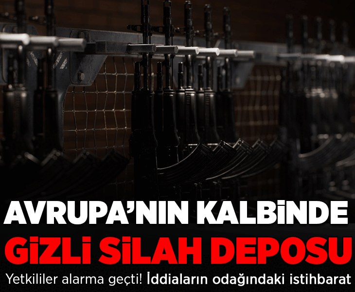 Avrupa'nın kalbinde gizli silah deposu! Yetkililer alarma geçti