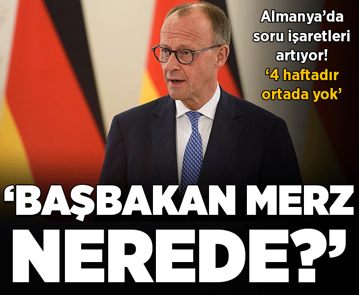 Almanya'da soru işaretleri büyüdü! Dört haftadır ortada yok: 'Başbakan Merz nerede?'