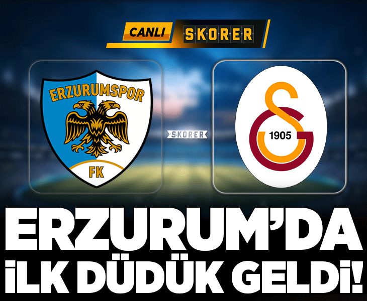 Süper Lig'de Galatasaray, Erzurumspor FK'ye konuk oluyor