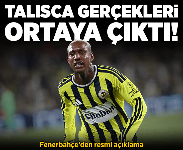 Talisca gerçekleri ortaya çıktı! Fenerbahçe'den Konyaspor maçı için resmi açıklama