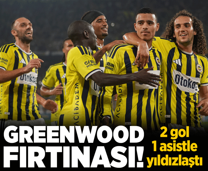 Fenerbahçe'de Mason Greenwood fırtınası! Maça damga vurdu