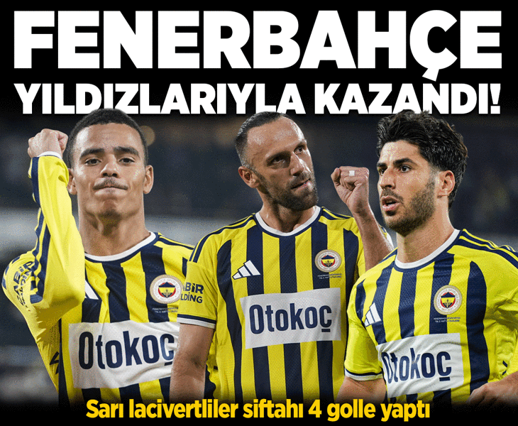 Fenerbahçe yıldızlarıyla kazandı! Sarı-lacivertli ekip ligde siftah yaptı