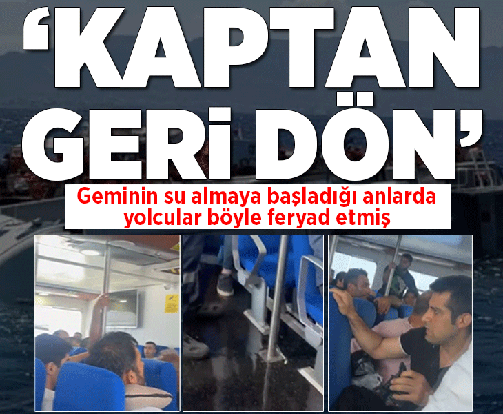 Girne'deki faciadan yeni görüntüler... Geminin su almaya başladığı anlar ortaya çıktı! 'Canımızı yolda bulmadık, kaptan geri dön'