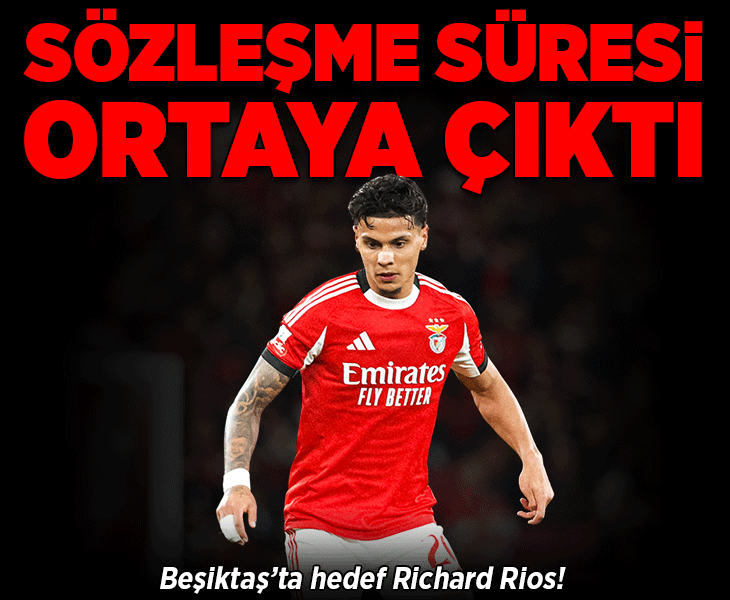 Beşiktaş'ta hedef Richard Rios! Sözleşme süresi ortaya çıktı