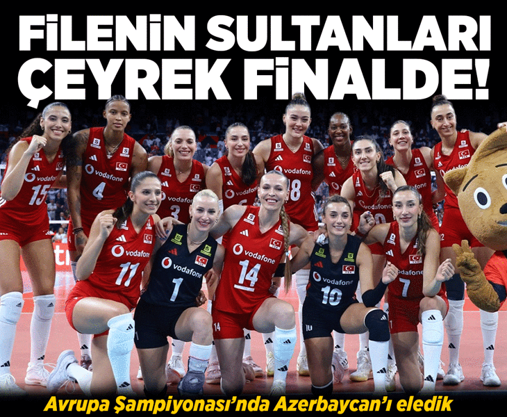 Filenin Sultanları, Azerbaycan'ı set vermeden mağlup etti! Adını çeyrek finale yazdırdı