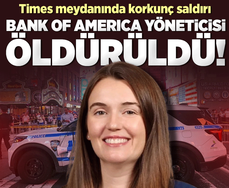 ABD'de korkunç olay! Times Meydanı’nda Bank of America yöneticisi bıçaklandı
