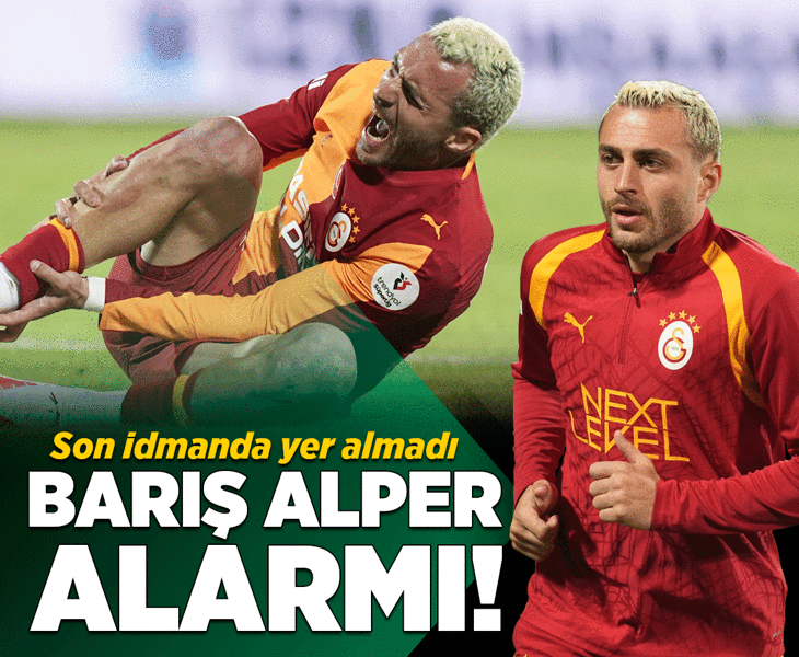 Galatasaray'da Başakşehir öncesi Barış Alper Yılmaz alarmı!