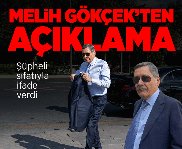 Son dakika: Melih Gökçek ifade vermek için adliyede