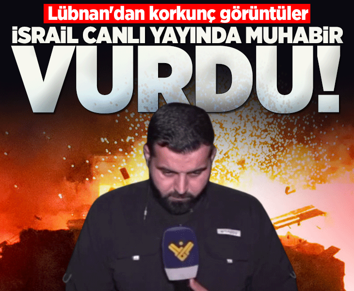 Canlı yayında korkunç anlar: Lübnanlı muhabir İsrail hava saldırısının hedefi oldu