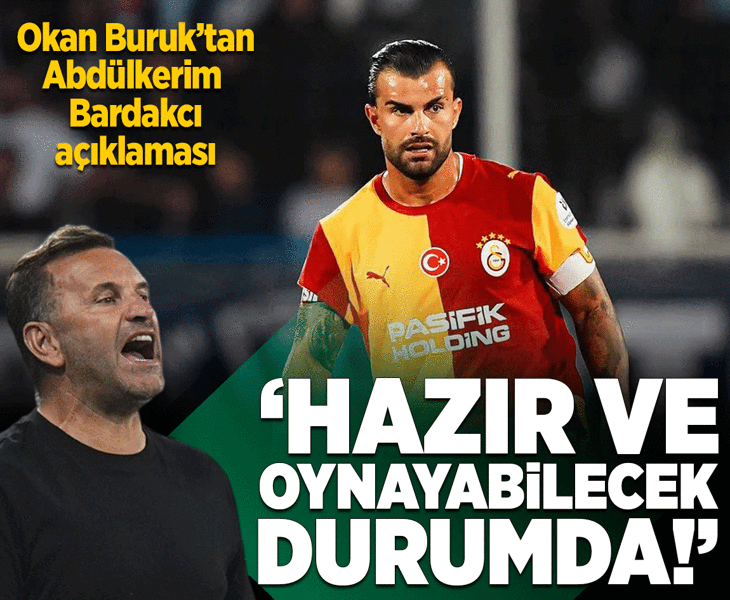 Galatasaray Teknik Direktörü Okan Buruk'tan sakatlık açıklaması: Hazır ve oynayabilecek durumda
