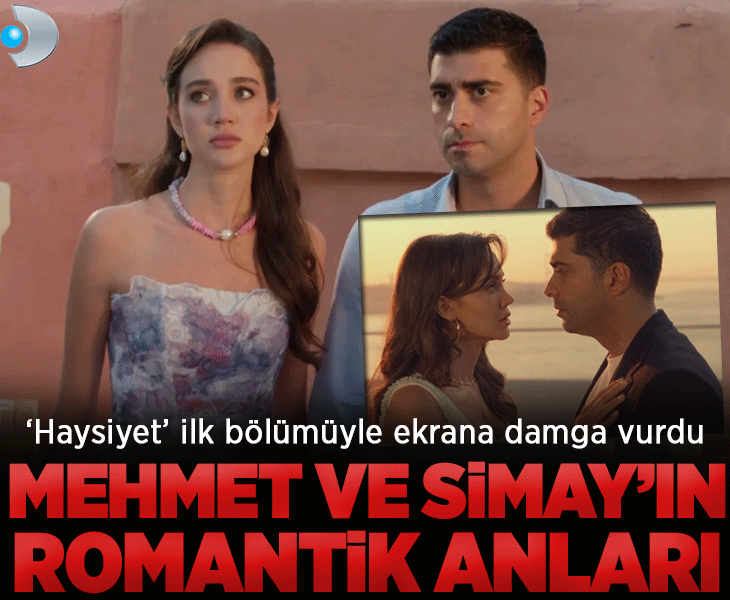 'Haysiyet' ilk bölümüyle ekrana damga vurdu! Mehmet ve Simay’ın romantik anları