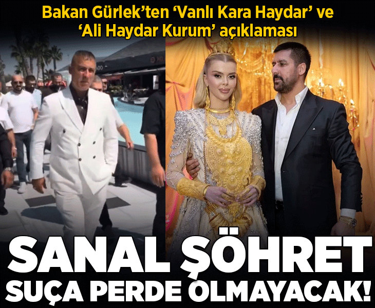 Son dakika... Adalet Bakanı Gürlek'ten 'Vanlı Kara Haydar' ve 'Ali Haydar Kurum' açıklaması