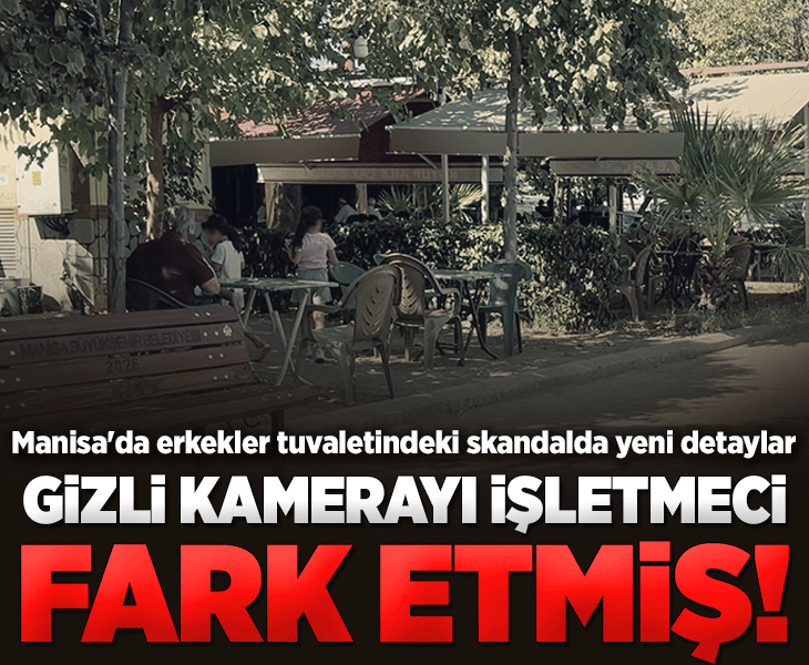 Manisa'da gizli kamera skandalı! Erkekler tuvaletindeki düzeneği işletmeci fark etmiş