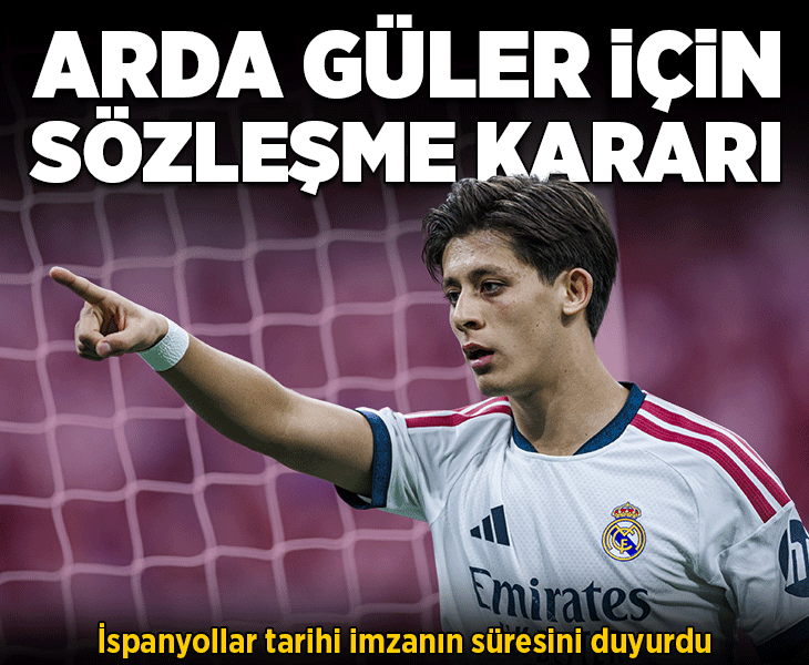 Real Madrid'den Arda Güler için sözleşme kararı! İspanyollar tarihi imzanın süresini duyurdu