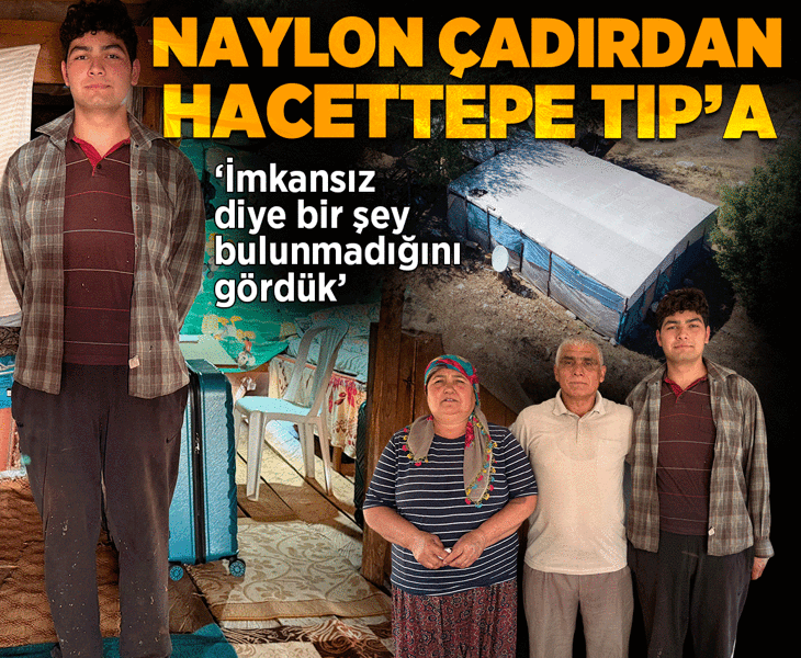 Naylon çadırdan Hacettepe TIP’a: İmkansız diye bir şey bulunmadığını gördük