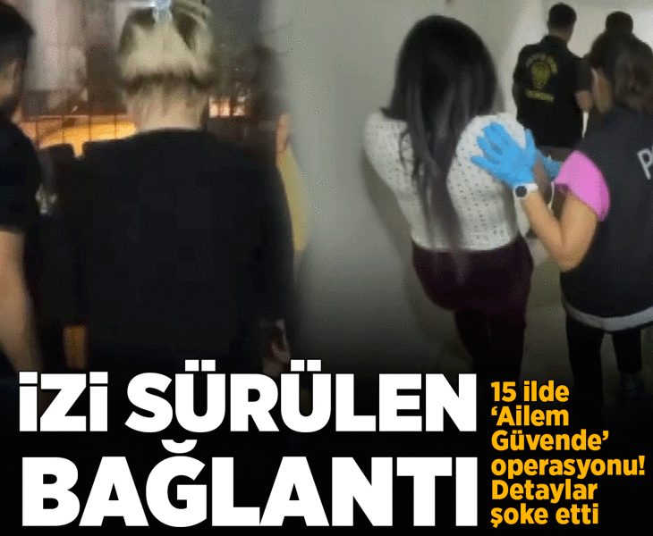 'Ailem Güvende' operasyonu! 15 ilde düğmeye basıldı: 162 şüpheli hakkında adli işlem