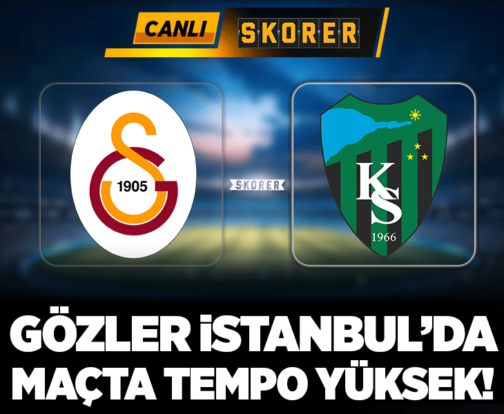 Süper Lig'de Galatasaray'ın konuğu Kocaelispor