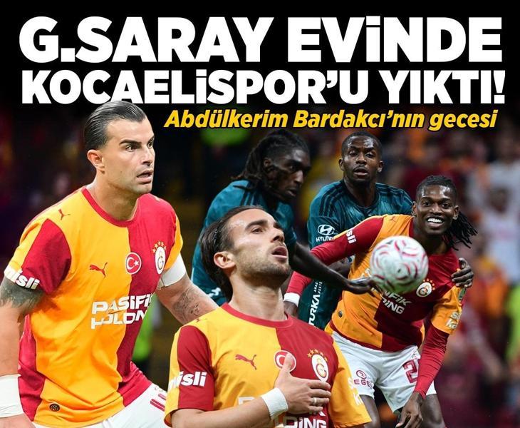 Galatasaray'da Abdülkerim Bardakcı'nın gecesi! Tek golle 3 puan
