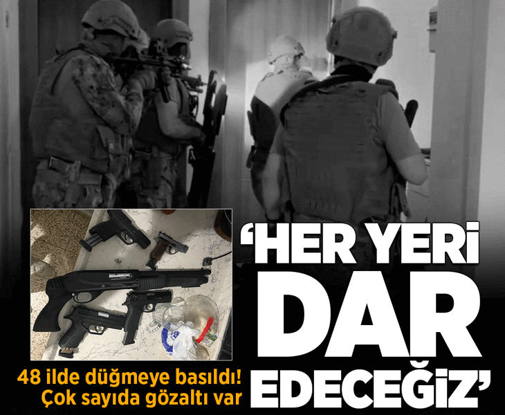 Sokak çetelerine ve yeni nesil suç örgütlerine peş peşe operasyonlar! 'Her yeri dar edeceğiz'