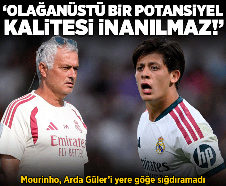 Real Madrid'de Jose Mourinho'dan Arda Güler yanıtı! Yere göğe sığdıramadı: Kalitesi inanılmaz