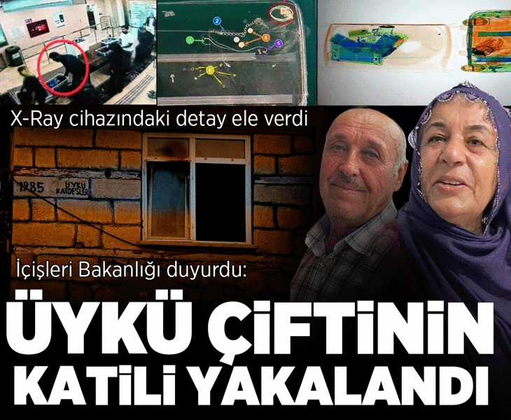 Üykü çifti cinayetinde yeni gelişme! Katil zanlısı yakalandı