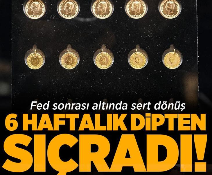Fed sonrası altında sert dönüş: 6 haftalık dipten sıçradı!