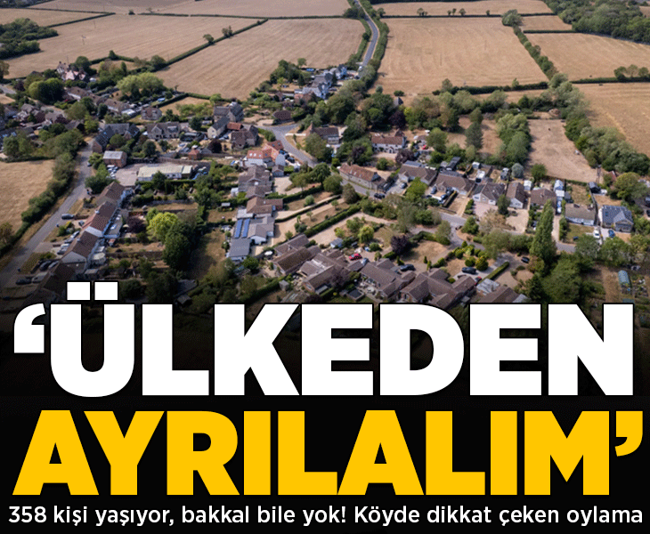 358 kişi yaşıyor, bakkal bile yok! Köyde dikkat çeken oylama: 'Ülkeden ayrılalım'