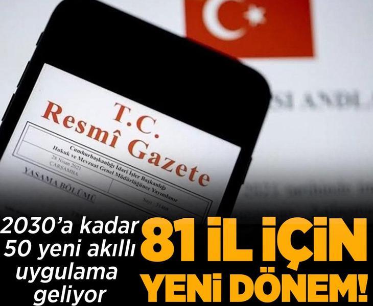 2030 akıllı şehirler yol haritası Resmi Gazete’de yayımlandı