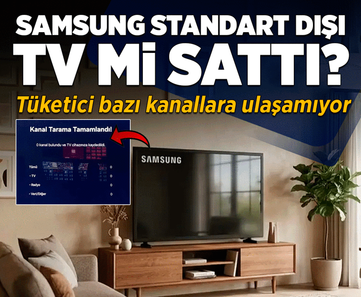 Samsung, Türkiye'de standart dışı televizyon mu sattı? TKGS sistemi bazı modellerde neden yok?