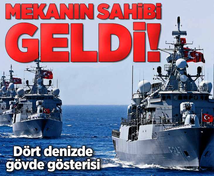 Dört denizde gövde gösterisi: Mekanın sahibi geldi