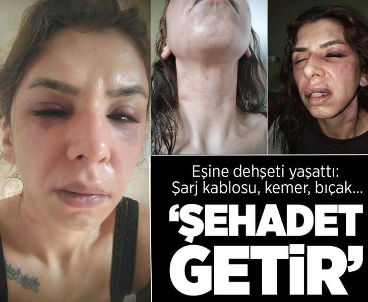 İstanbul’da dehşet! Eşini saatlerce darbedip bıçakla tehdit ettiği iddiası: 'Şehadet getir'