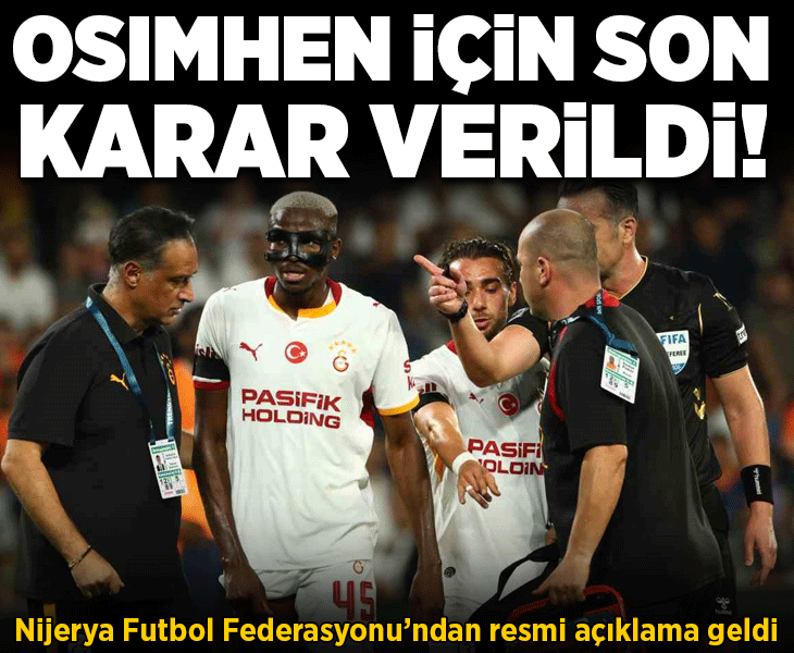 Nijerya Milli Takımı'nda Osimhen için son karar verildi! Resmi açıklama