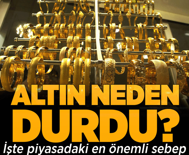 Altın neden durdu? Sebebi belli oldu