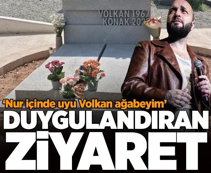 Berkay'dan duygulandıran paylaşım! Volkan Konak’ın mezarını ziyaret etti: Nur içinde uyu