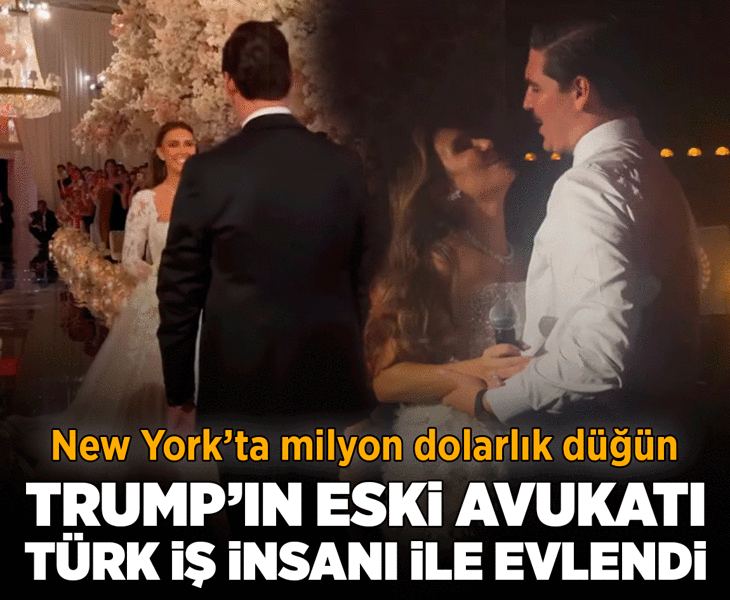 Milyon dolarlık düğün! Trump'ın eski avukatı Alina Habba ve Türk iş insanı Turhan Mildon evlendi