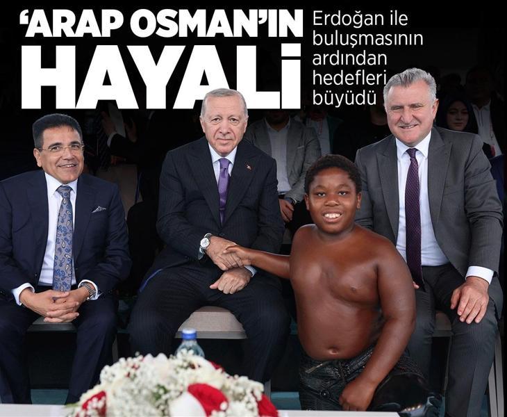 Tanzanyalı 'Arap Osman'ın er meydanı hayali! 11 yaşında Kırkpınar hedefini açıkladı