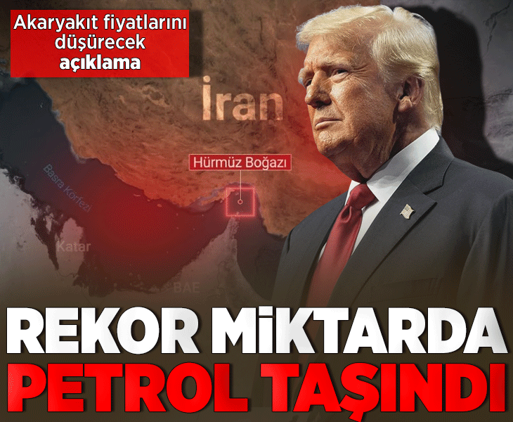 Trump'tan 'Hürmüz Boğazı' açıklaması! 'Rekor miktarda petrol taşıdık'