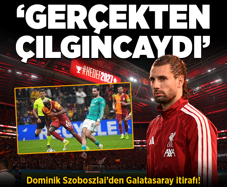 Liverpool'un yıldızı Dominik Szoboszlai'den Galatasaray itirafı! 'Gerçekten çılgıncaydı'