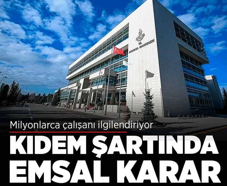 Kıdeminin dolmasına 2 gün kala işten çıkarıldı! AYM'den emsal karar