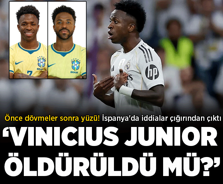 Önce dövmeler sonra yüzü! İspanya'da iddialar çığırından çıktı: 'Vinicius Junior öldürüldü mü?'