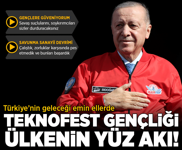 Son dakika... Cumhurbaşkanı Erdoğan TEKNOFEST'te!