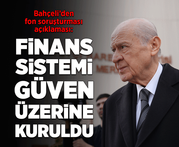 MHP Lideri Bahçeli: Fon konusunda yol haritası belli