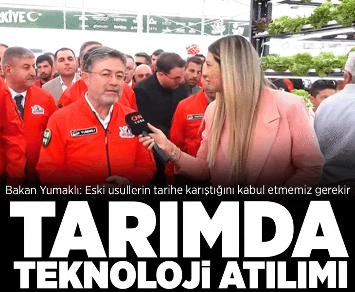 Bakan Yumaklı'dan çiftçilerin hayatını kolaylaştıracak teknoloji açıklaması