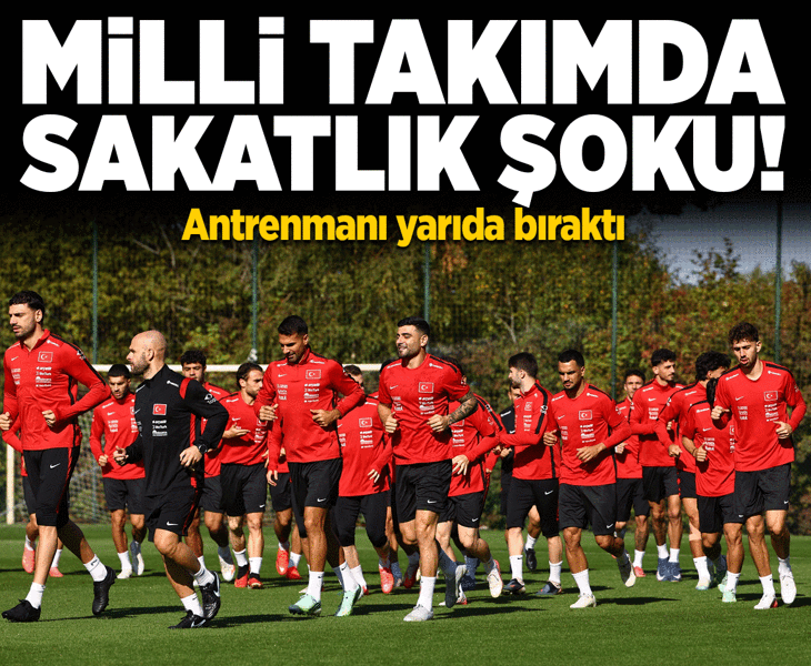 Türkiye'de İtalya maçı öncesi sakatlık şoku! Antrenmanı yarıda bıraktı